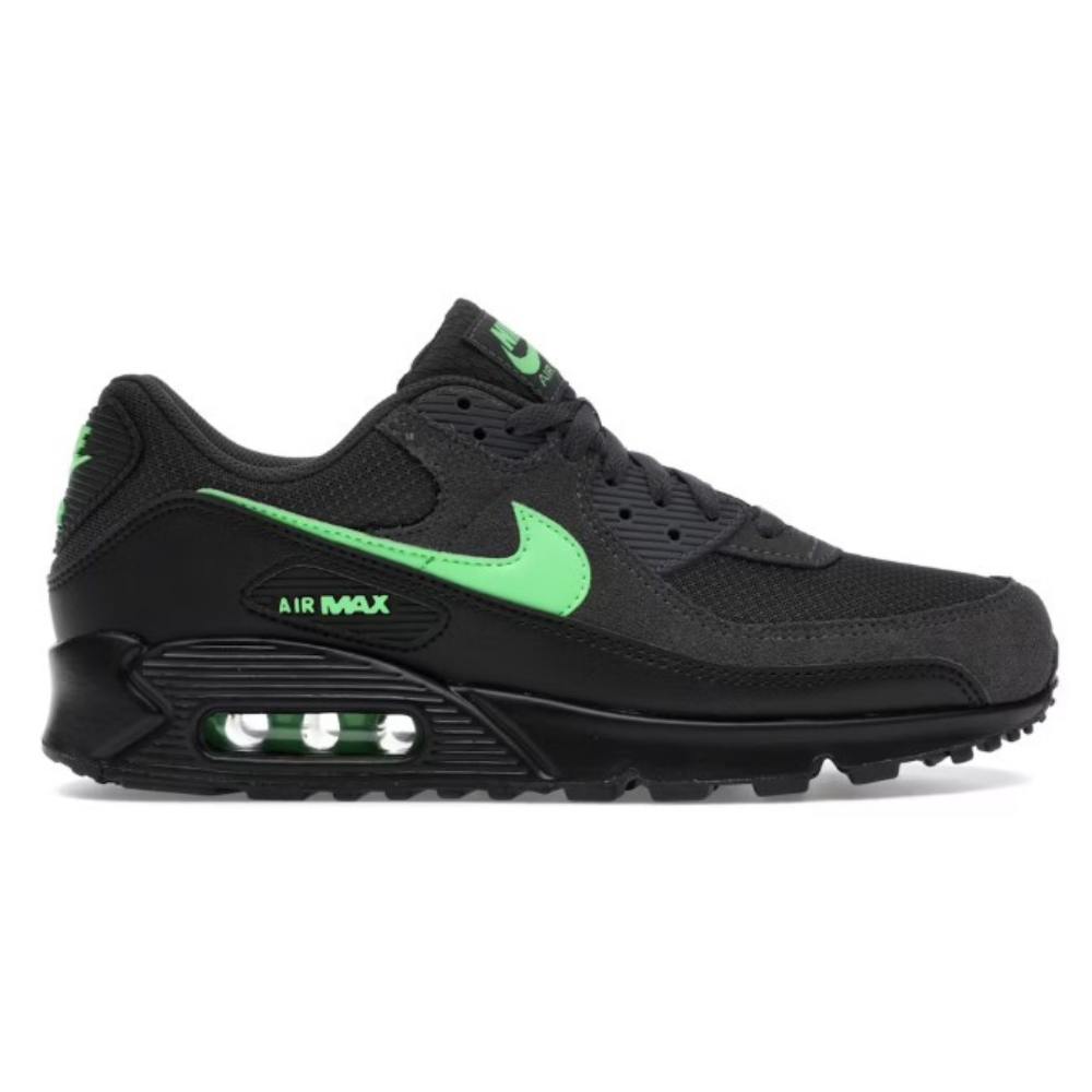 NIKE AIR MAX 90 (BLACK/GREEN/STRIKE)